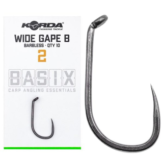 Korda Háčky Basix Wide Gape Barbless 10ks