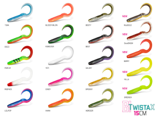 Delphin Umělá nástraha TwistaX Eeltail UVs 15cm