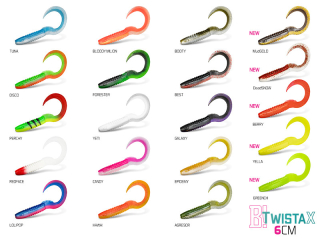 Delphin Umělá nástraha TwistaX Eeltail UVs 6cm