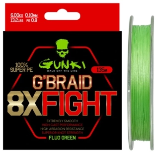 Gunki Šňůra G Braid 8X Fighting 135m