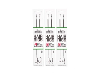 Korda Hotové návazce Basix Hair Rigs Wide Gape 2ks