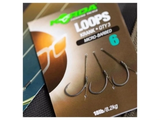 Korda Hotové návazce Loop Rigs Krank 18lb 3ks