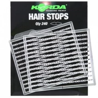 Korda Zarážky na nástrahy Hair Stops 240ks