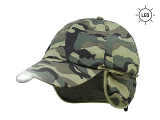 Delphin Zimní LED kšiltovka OutLINE Camo
