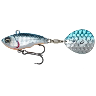 Savage Gear Třpytka Fat Tail Spin NL Sinking Blue Silver