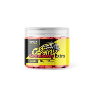 Plovoucí boilies Carp Only Hi-Visual Strawberry Extra 50 g