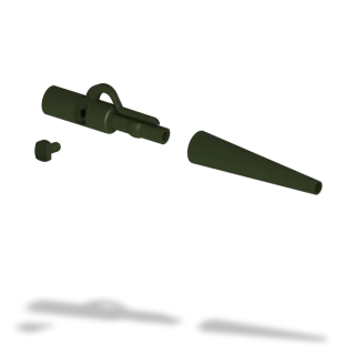 SBS Baits Tackle Pro Závěsky Lead Clip Kit Zelené 6ks