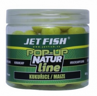 Jet Fish Plovoucí boilie Natur Line Pop Up 16mm Kukuřice
