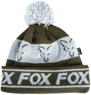 Fox Čepice Green Silver Lined Bobble